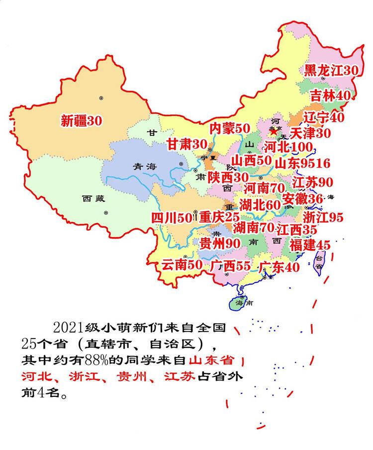 最小萌新14歲！臨沂大學(xué)2021屆新生數(shù)據(jù)來啦